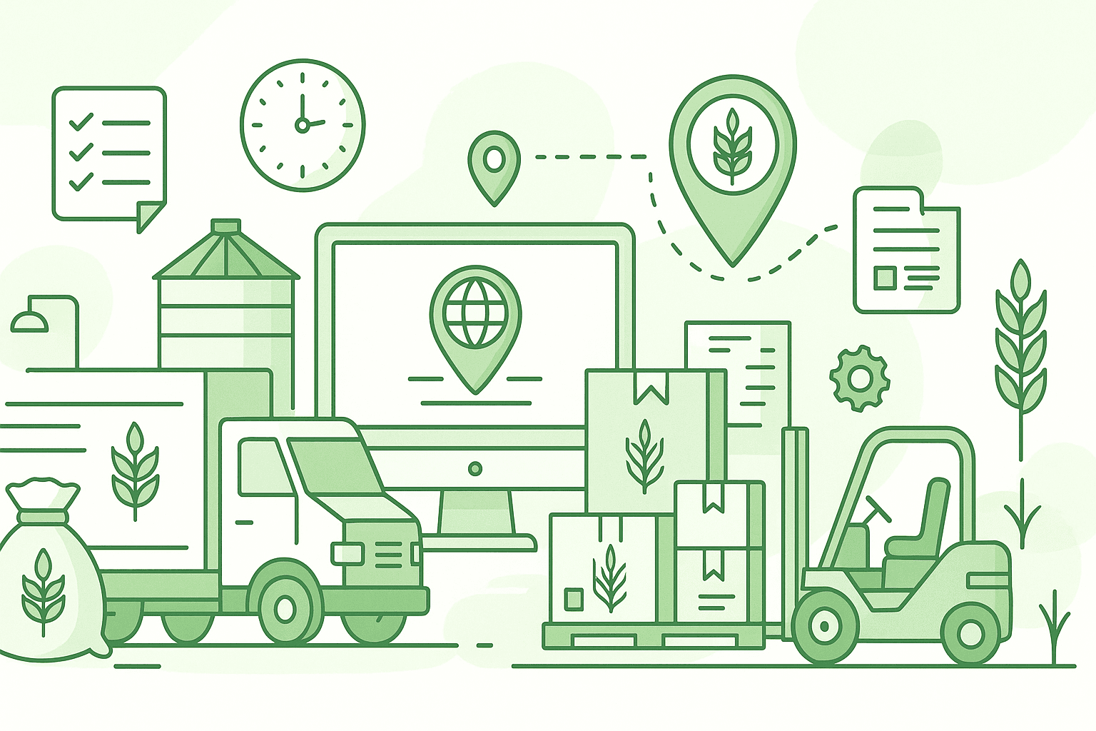 Green technology illustration